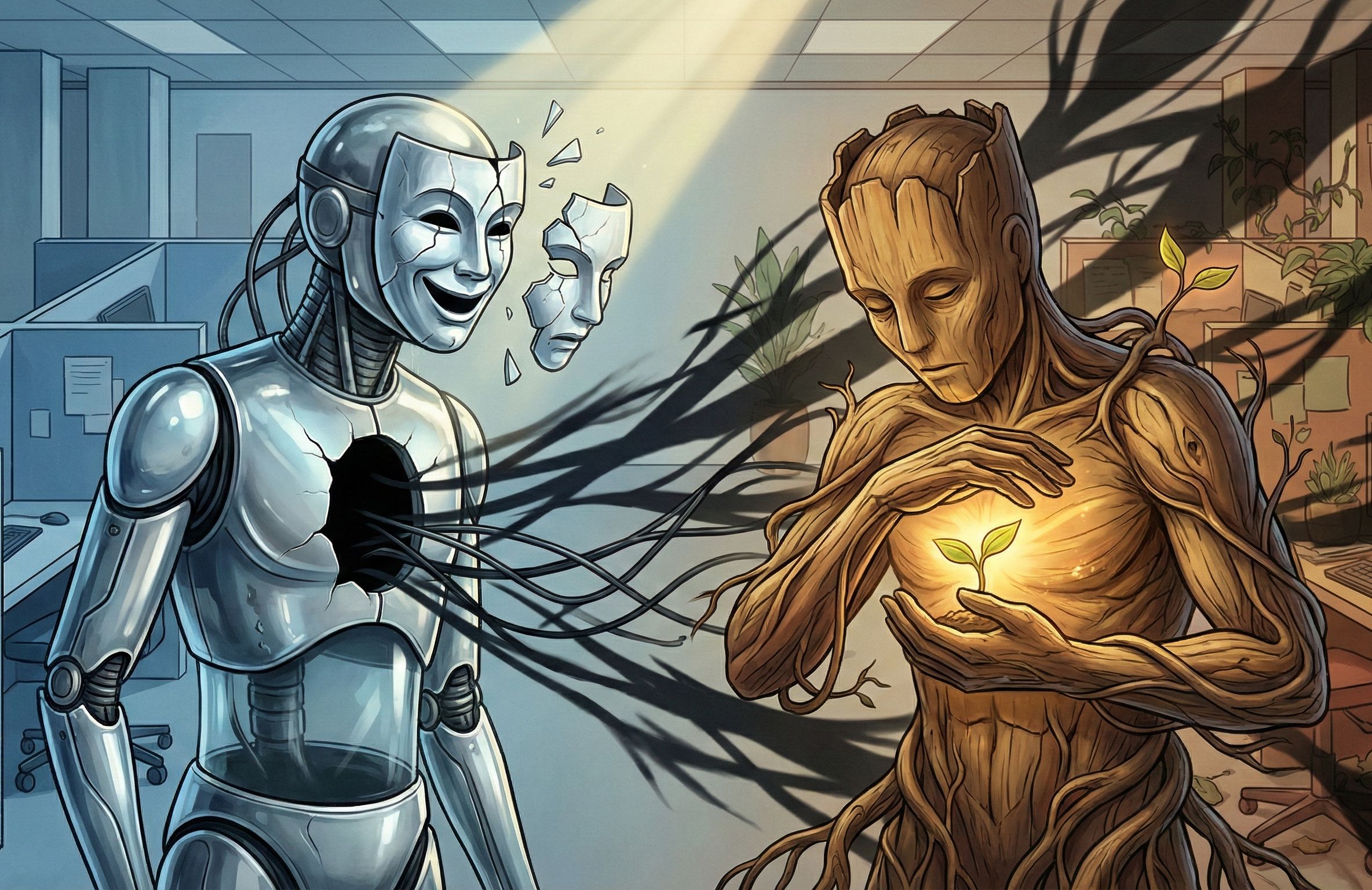 Maska versus Podstata